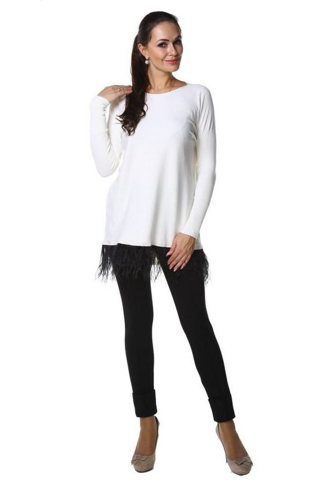 Джемпер Maria Grazia Severi White 7624FI14 – интернет-магазин Bellawoman Джемпер Maria Grazia Severi White 7624FI14