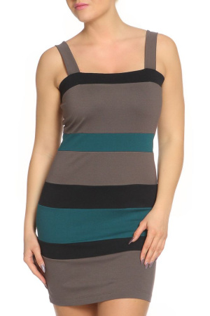 Сарафан Manna Grey 1060 – интернет-магазин Bellawoman Сарафан Manna Grey 1060