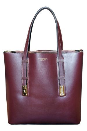 Бордовая сумка-тоут Tosca Blu TF1625B11_3
