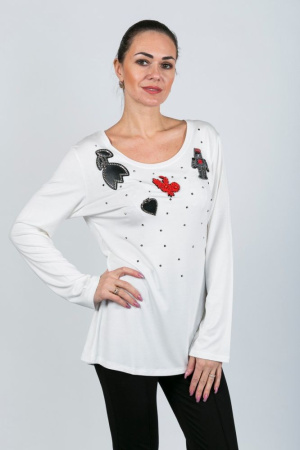 Лонгслив LE FATE LF5115M_2 – интернет-магазин Bellawoman Лонгслив LE FATE LF5115M_2