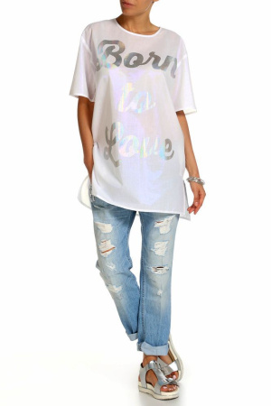 Футболка TWIN-SET Jeans JS625B