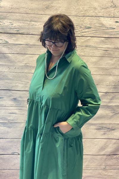 Платье IL VENTO & LA SETA Q22A424green