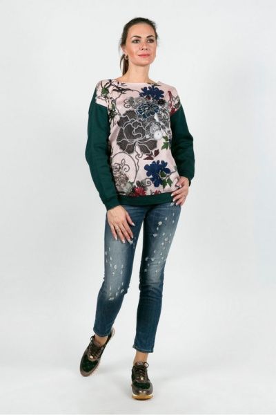 Толстовка TWIN-SET Jeans J2A4RF – интернет-магазин Bellawoman Толстовка TWIN-SET Jeans J2A4RF