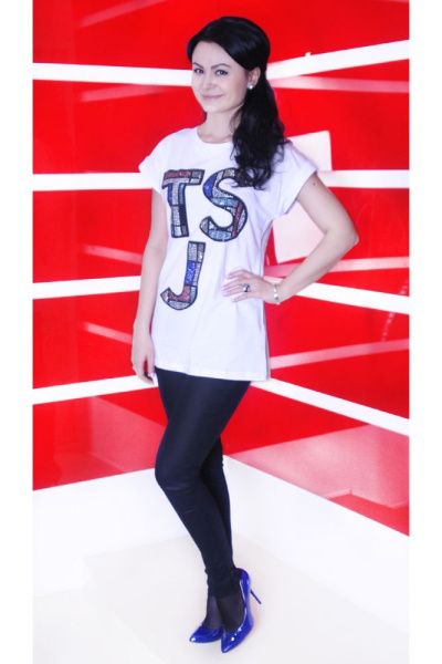 Футболка TWIN-SET Jeans JS62XC – интернет-магазин Bellawoman Футболка TWIN-SET Jeans JS62XC