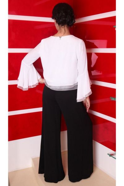 Блузка Maria Grazia Severi White 5PS02202124						 – интернет-магазин Bellawoman Блузка Maria Grazia Severi White 5PS02202124