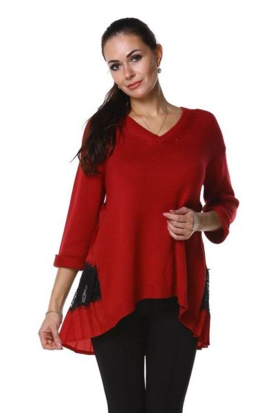 Пуловер Maria Grazia Severi White 7603FIL2_1 – интернет-магазин Bellawoman Пуловер Maria Grazia Severi White 7603FIL2_1